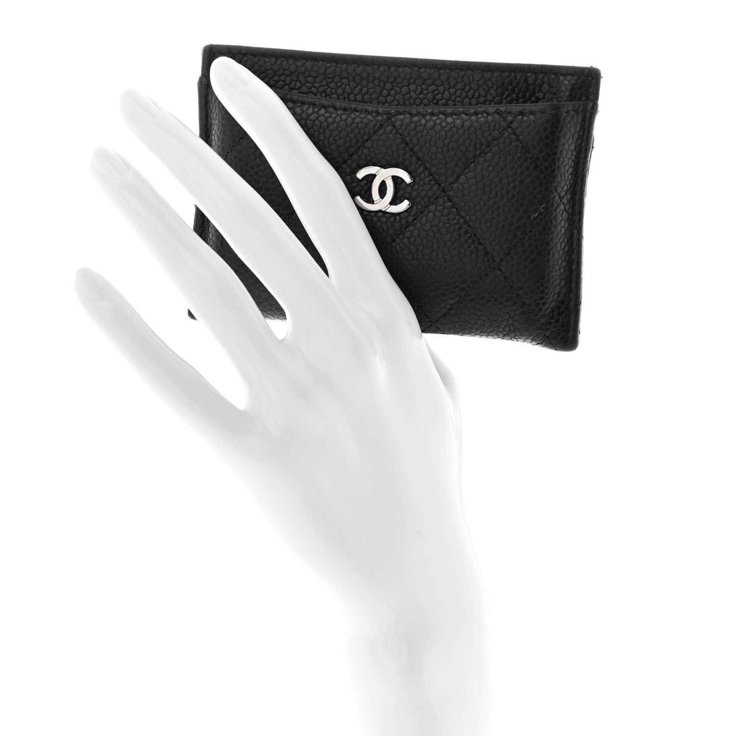 Chanel Caviar Quilted Card Holder Black 2 of 14