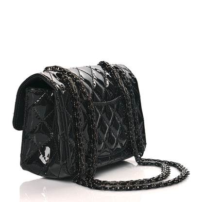 Chanel Patent Calfskin Quilted 2.55 Reissue Mini Flap So Black 3 of 10