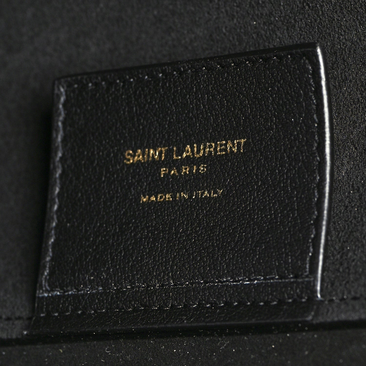 Saint Laurent Calfskin Large Shopping Tote Black 8 of 12