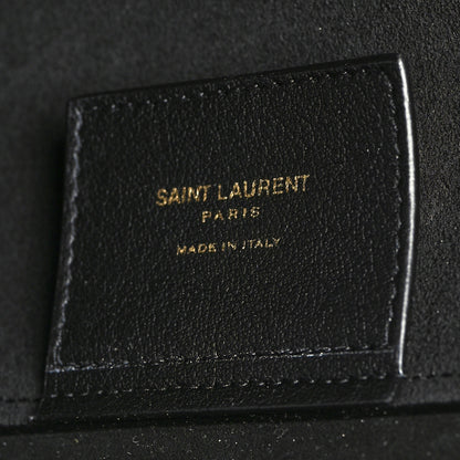 Saint Laurent Calfskin Large Shopping Tote Black 8 of 12