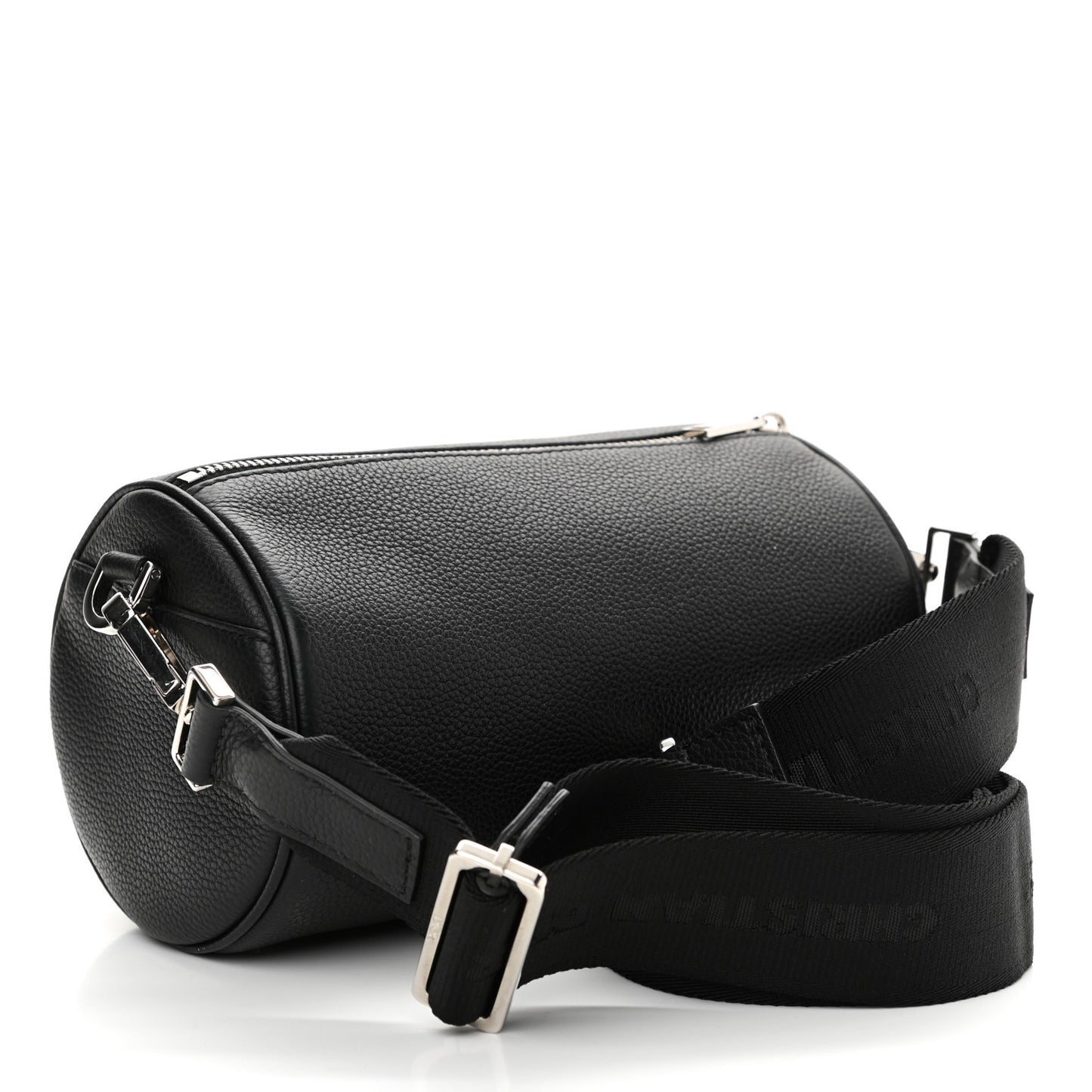 HOMME Grained Calfskin Mens Roller Messenger Black