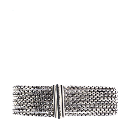 David Yurman Sterling Silver Multi-Row Box Chain Bracelet 3 of 6