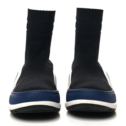 Louis Vuitton Stretch Textile LV Archlight Sneaker Boots 37 Black Blue 2 of 10
