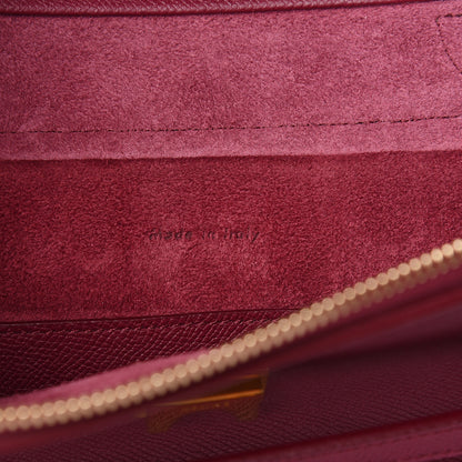 Celine Grained Calfskin Micro Belt Bag Plum 7 of 14