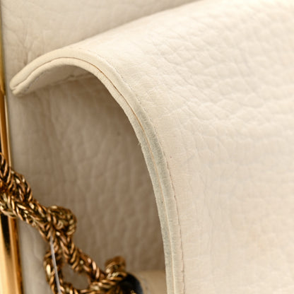 Chloe Grained Calfskin Medium Sally Flap Bag Cream 11 of 14