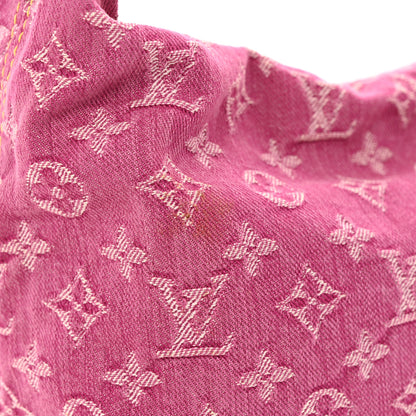 Louis Vuitton Denim Baggy PM Fuchsia 11 of 15