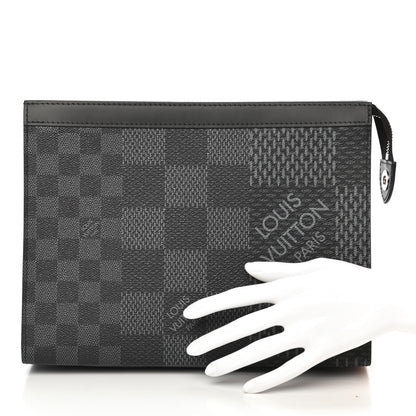 Louis Vuitton Damier Graphite 3D Pochette Voyage 2 of 8