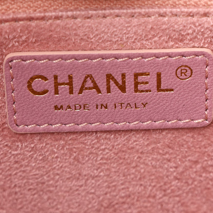 Chanel Caviar Small Studded Deauville Tote Light Pink 6 of 11