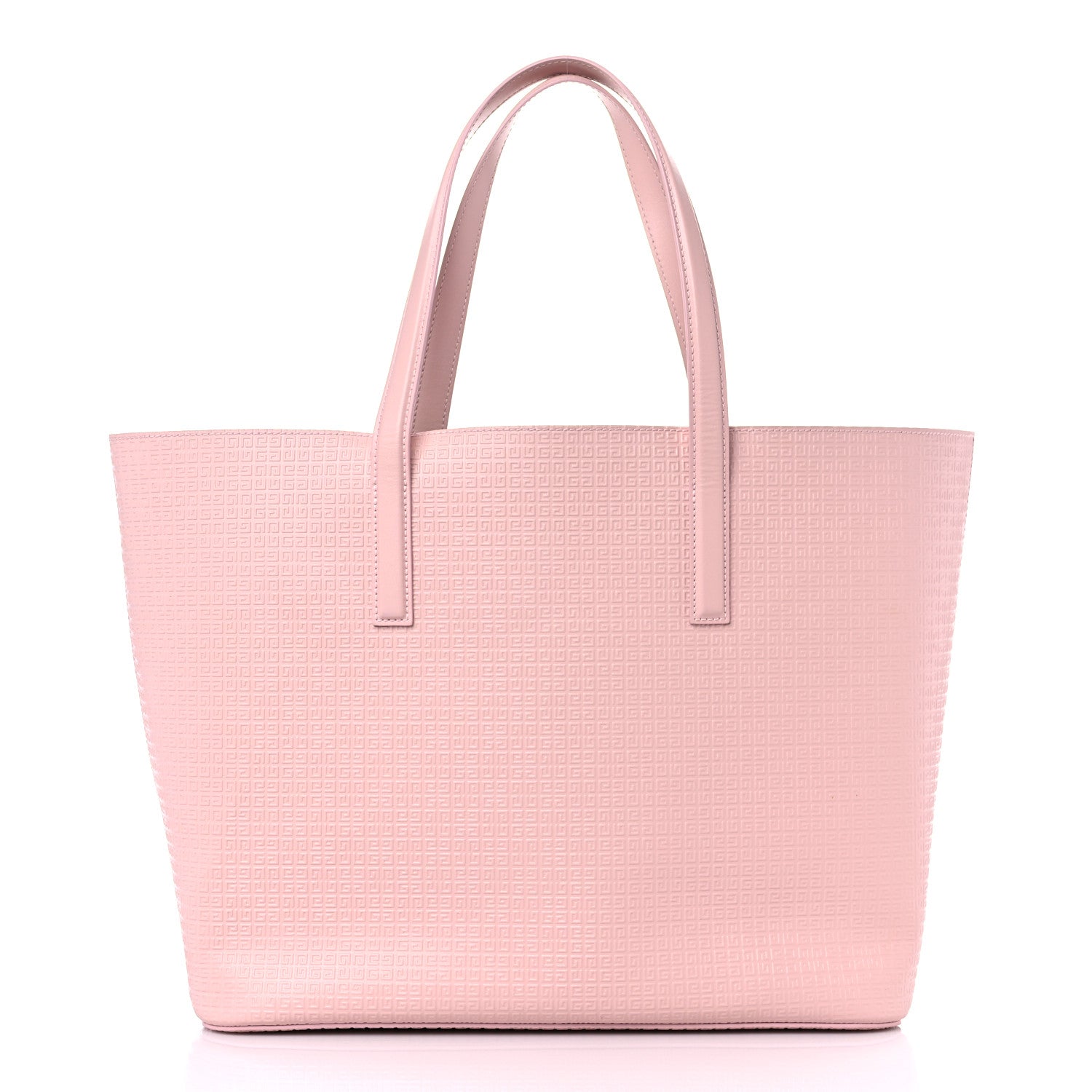 Givenchy Calfskin Logo Embossed Wing Shopper Tote Blush Pink 3 of 14