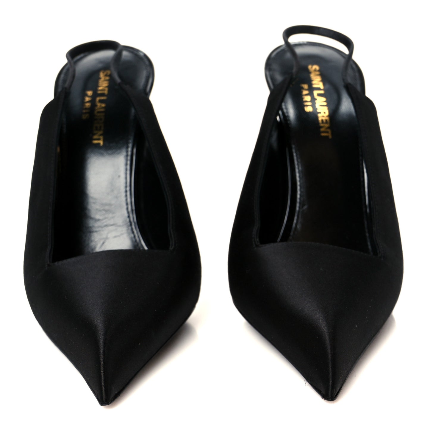 Raso Regale Raven 110 Slingback Pumps 38 Black