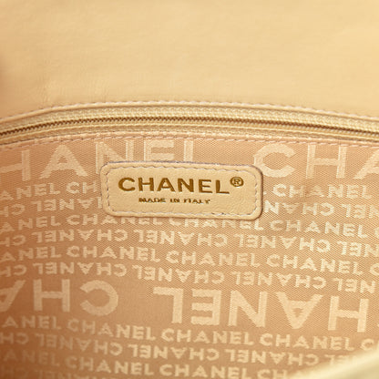 Chanel Lambskin Quilted Chocolate Bar Tote Beige 5 of 15