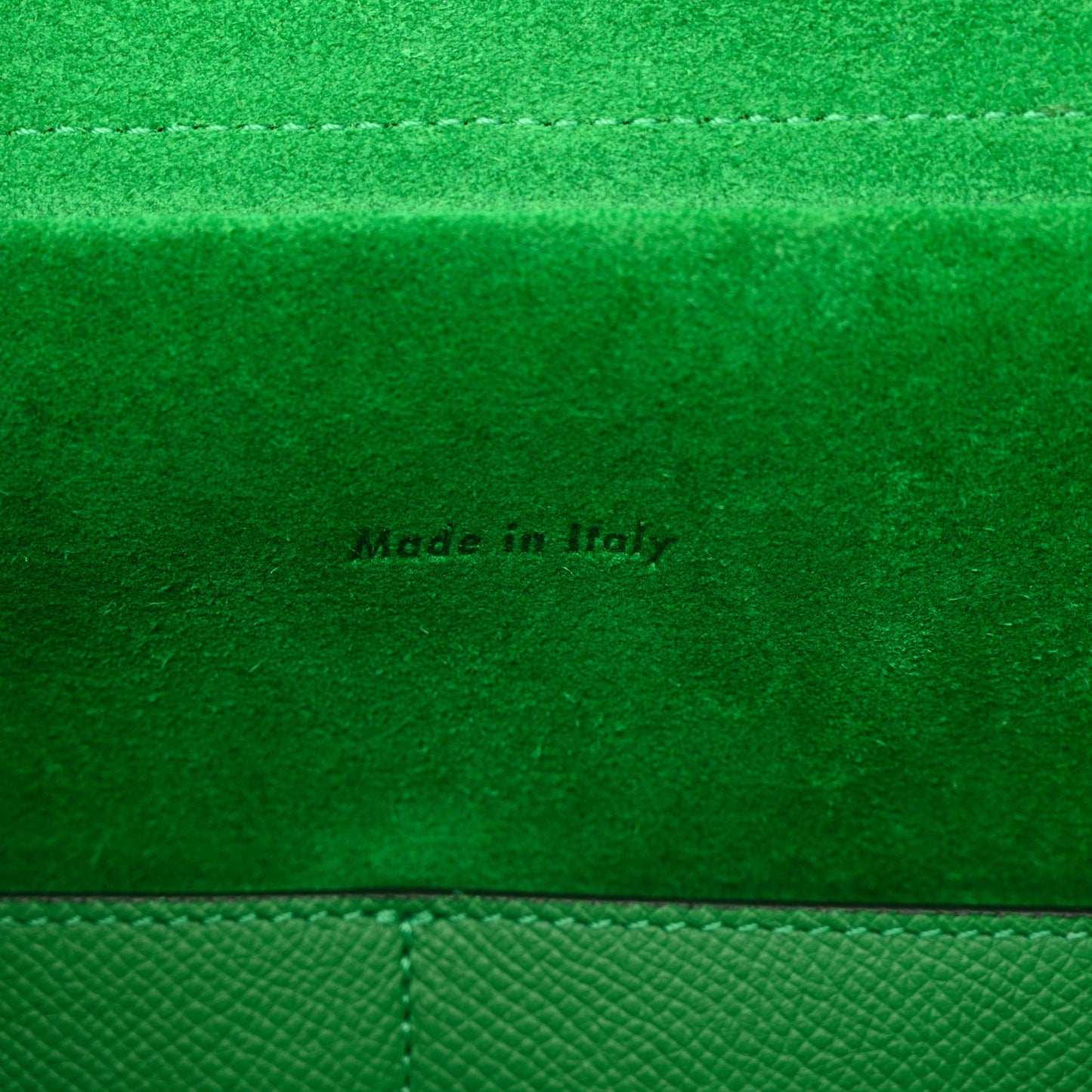 Grained Calfskin Mini Belt Bag Mint