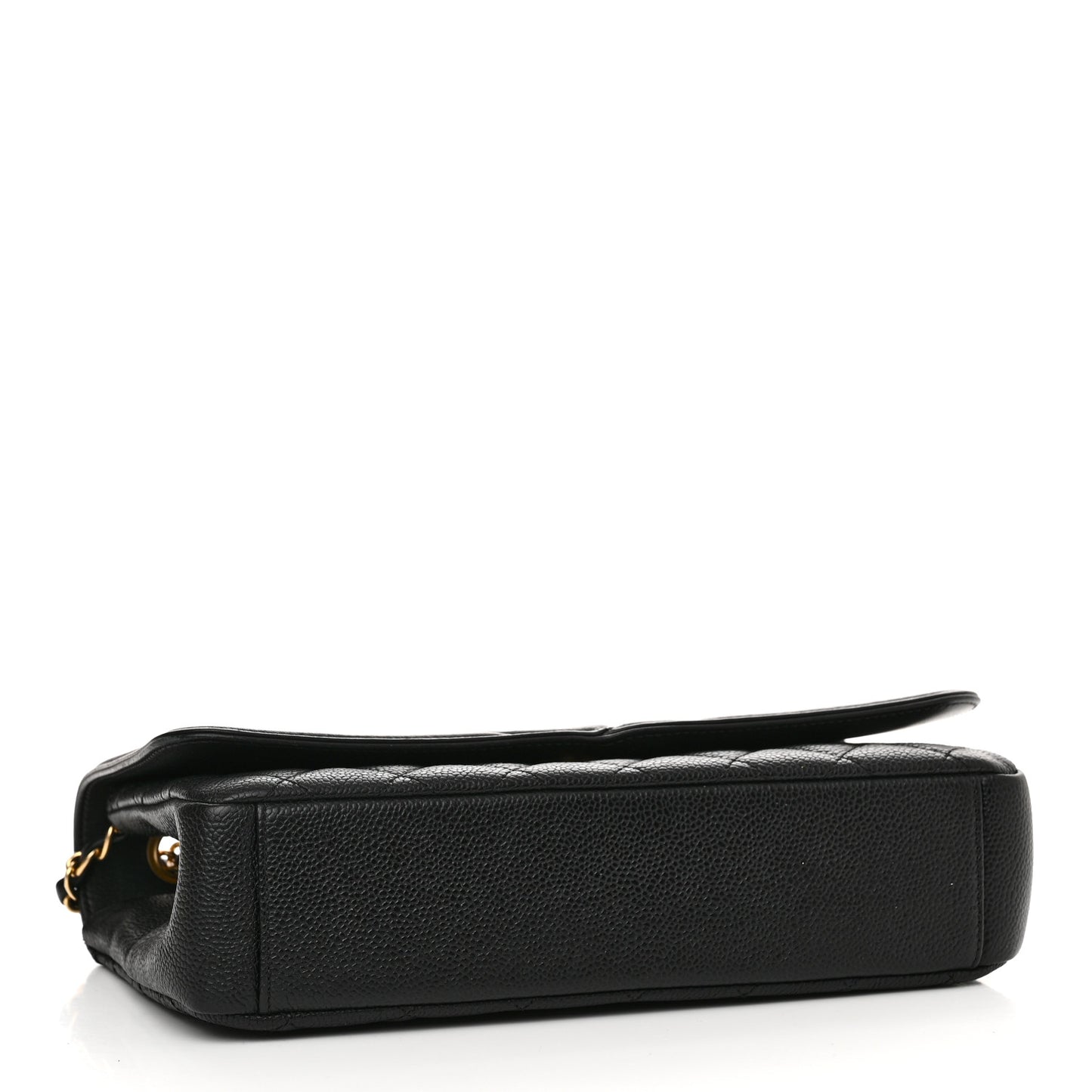 Caviar Quilted Medium CC Filigree Flap Black