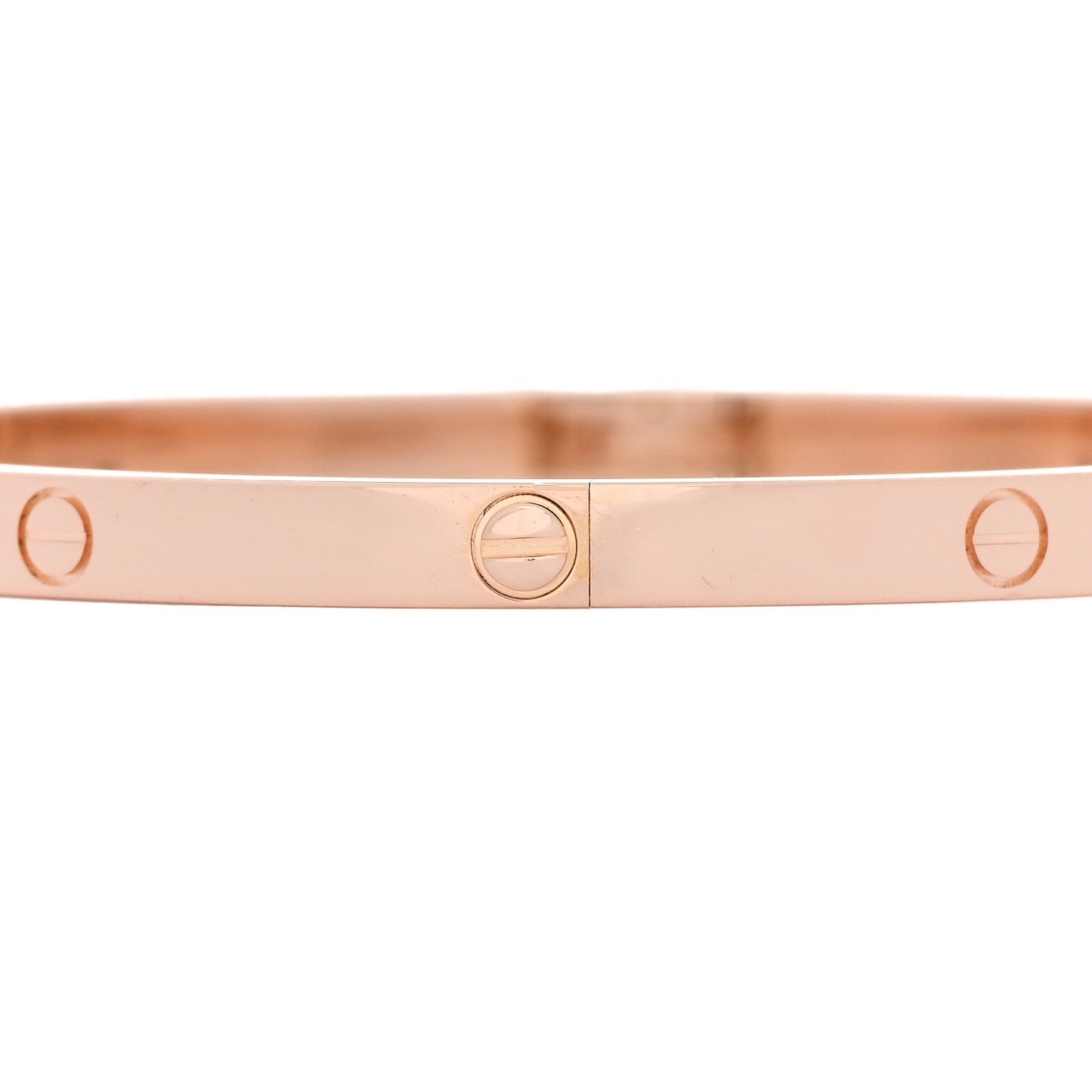 18K Pink Gold Small LOVE Bracelet 17