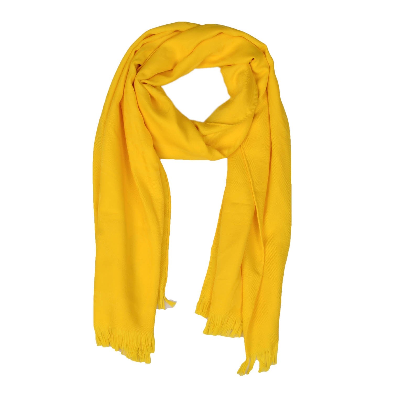 Hermes Cashmere Silk New Libris Stole Jaune D'or 1 of 5
