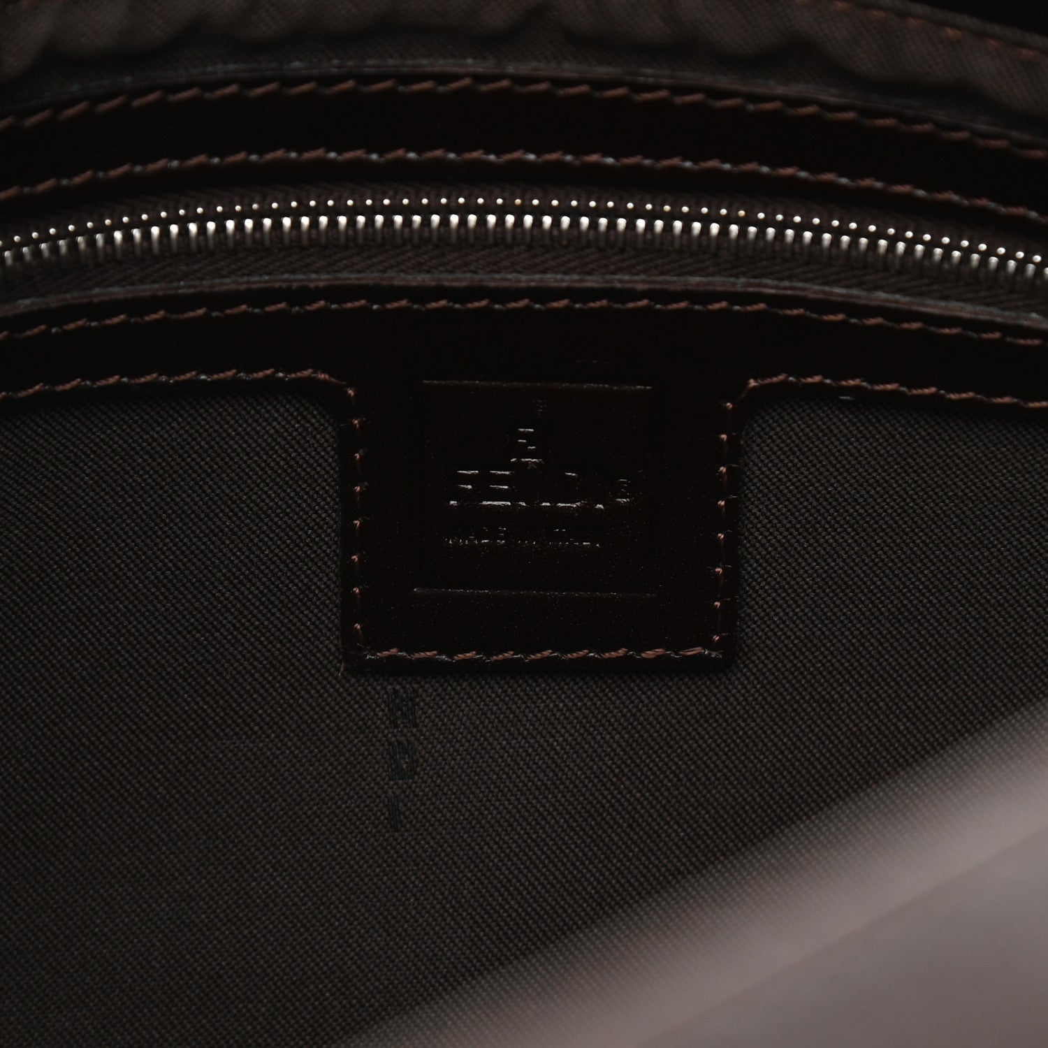 Fendi Zucca Shoulder Bag Tobacco 6 of 9