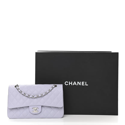 Chanel Caviar Quilted Medium Double Flap Light Purple 11 of 11