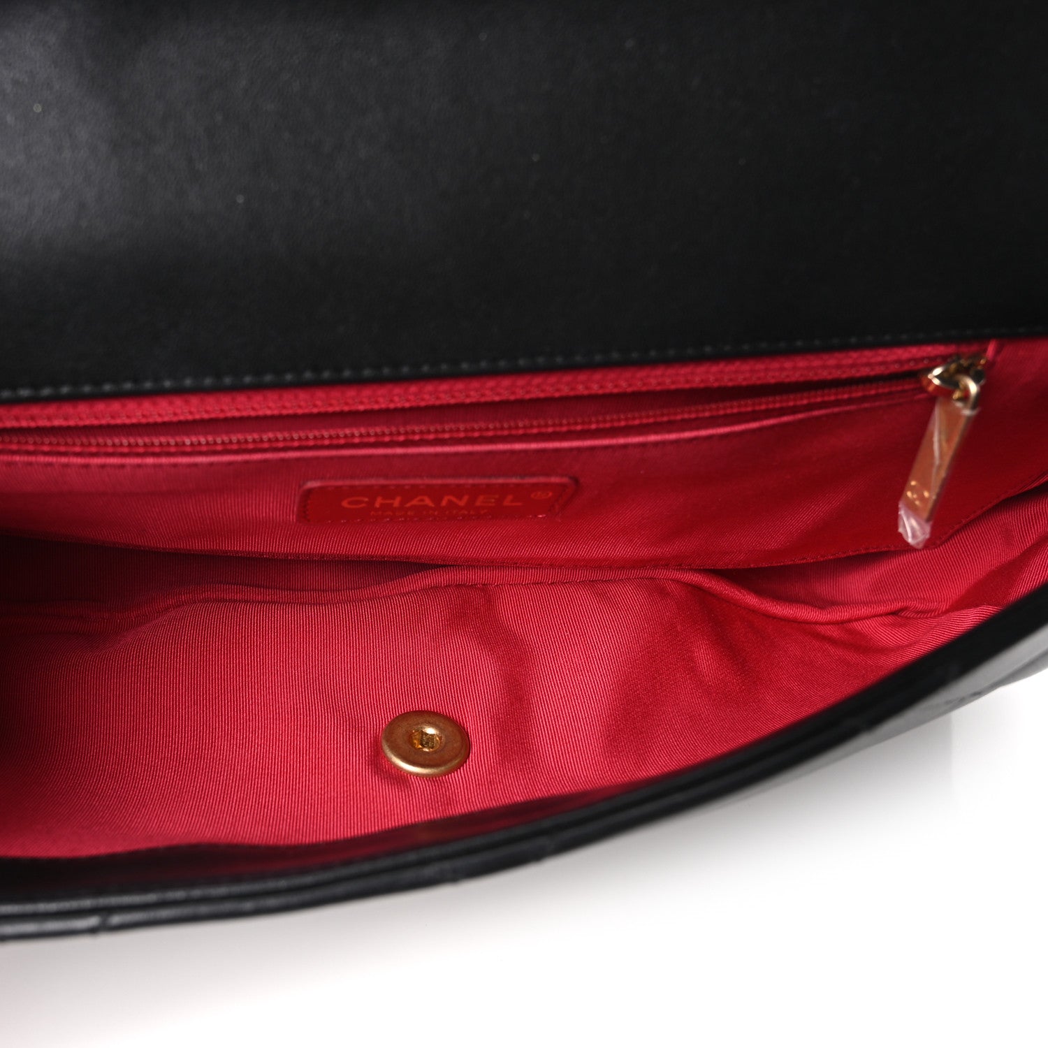 Chanel Lambskin A Real Catch Flap Bag Black 4 of 9
