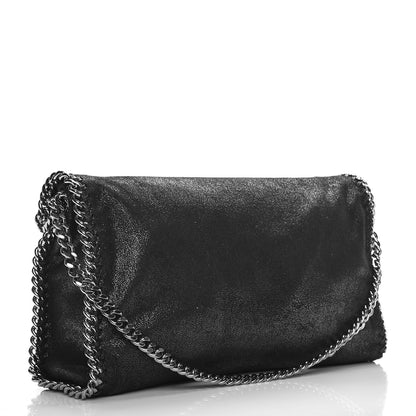 Stella McCartney Shaggy Deer Falabella Fold Over Tote Black 4 of 8