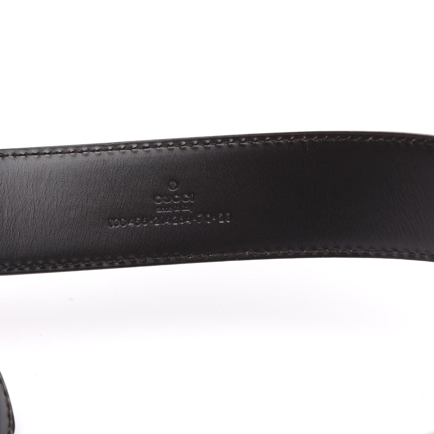 Calfskin Bamboo G Belt 70 28 Brown