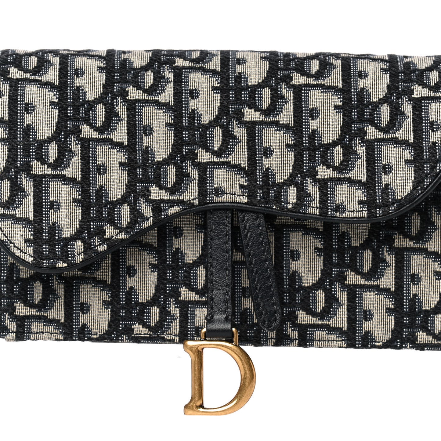 Oblique Saddle Belt Bag Blue