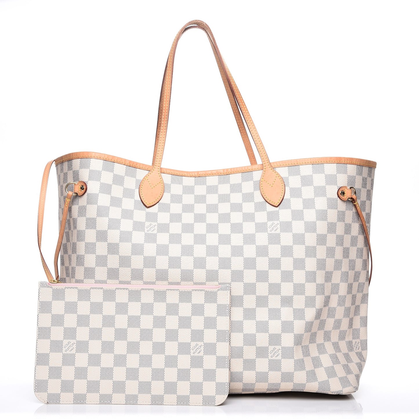 Damier Azur Neo Neverfull GM Rose Ballerine