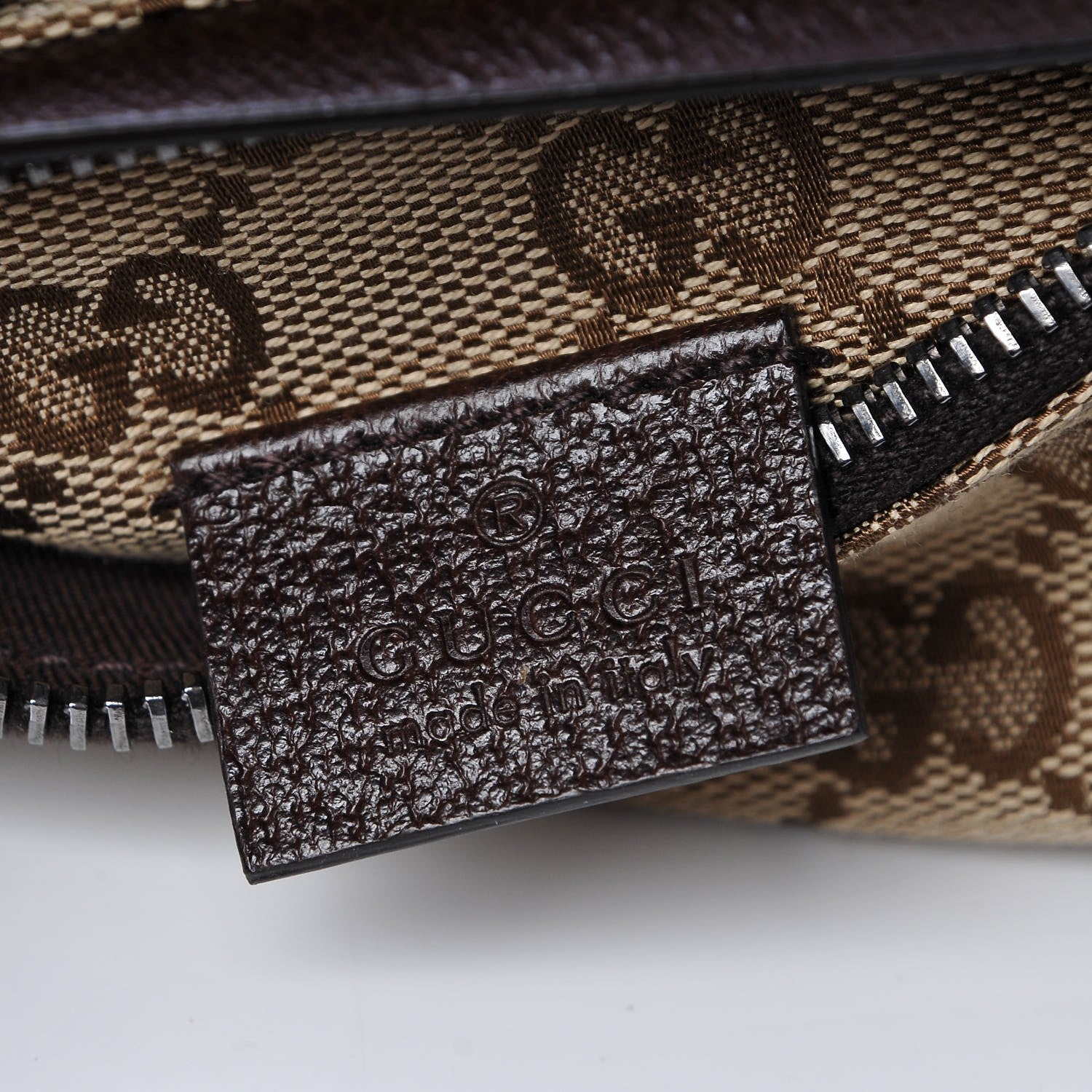 Gucci Monogram Web Belt Bag Dark Brown 6 of 8