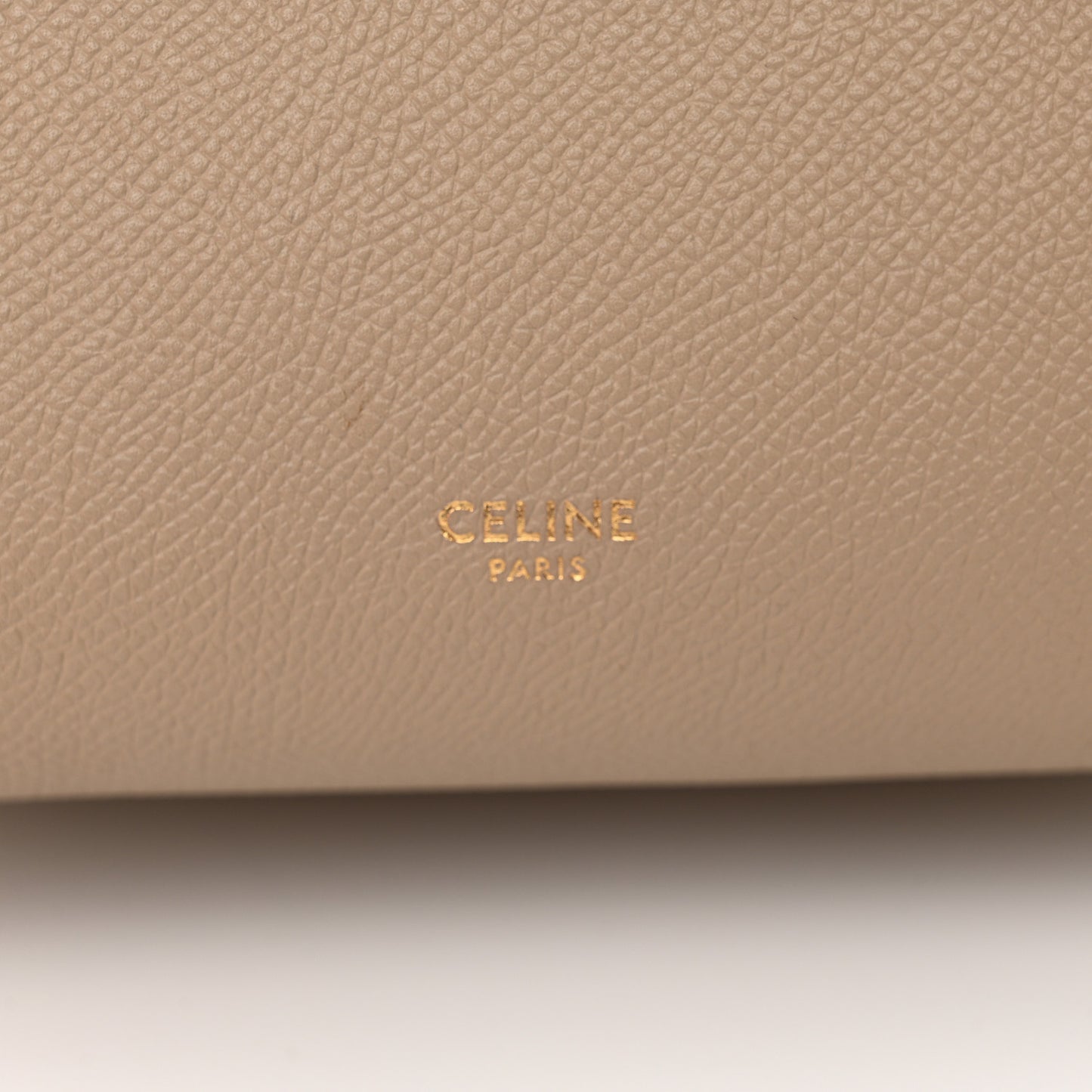 Grained Calfskin Nano Belt Bag Light Taupe