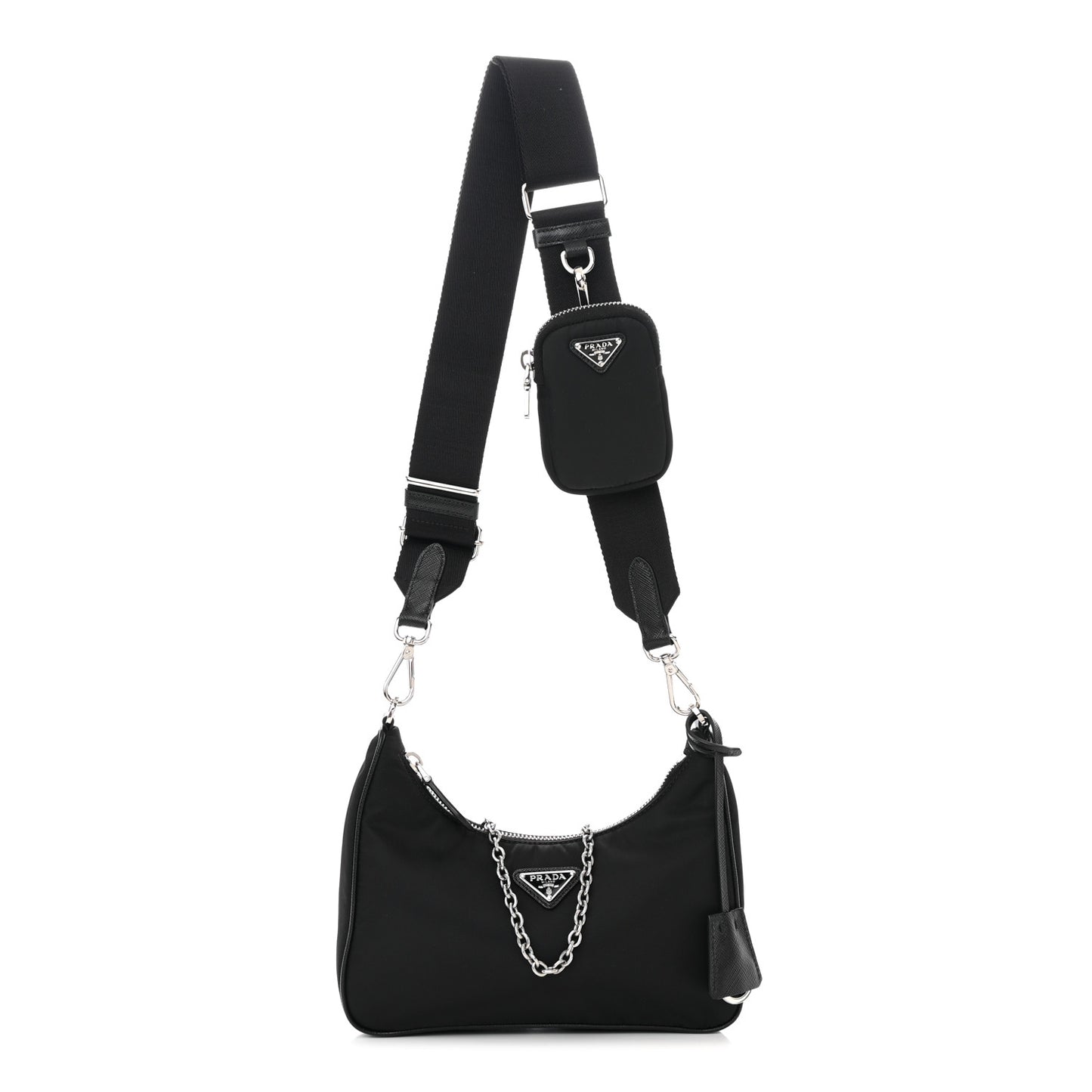 Nylon Re-Edition 2005 Shoulder Bag Black