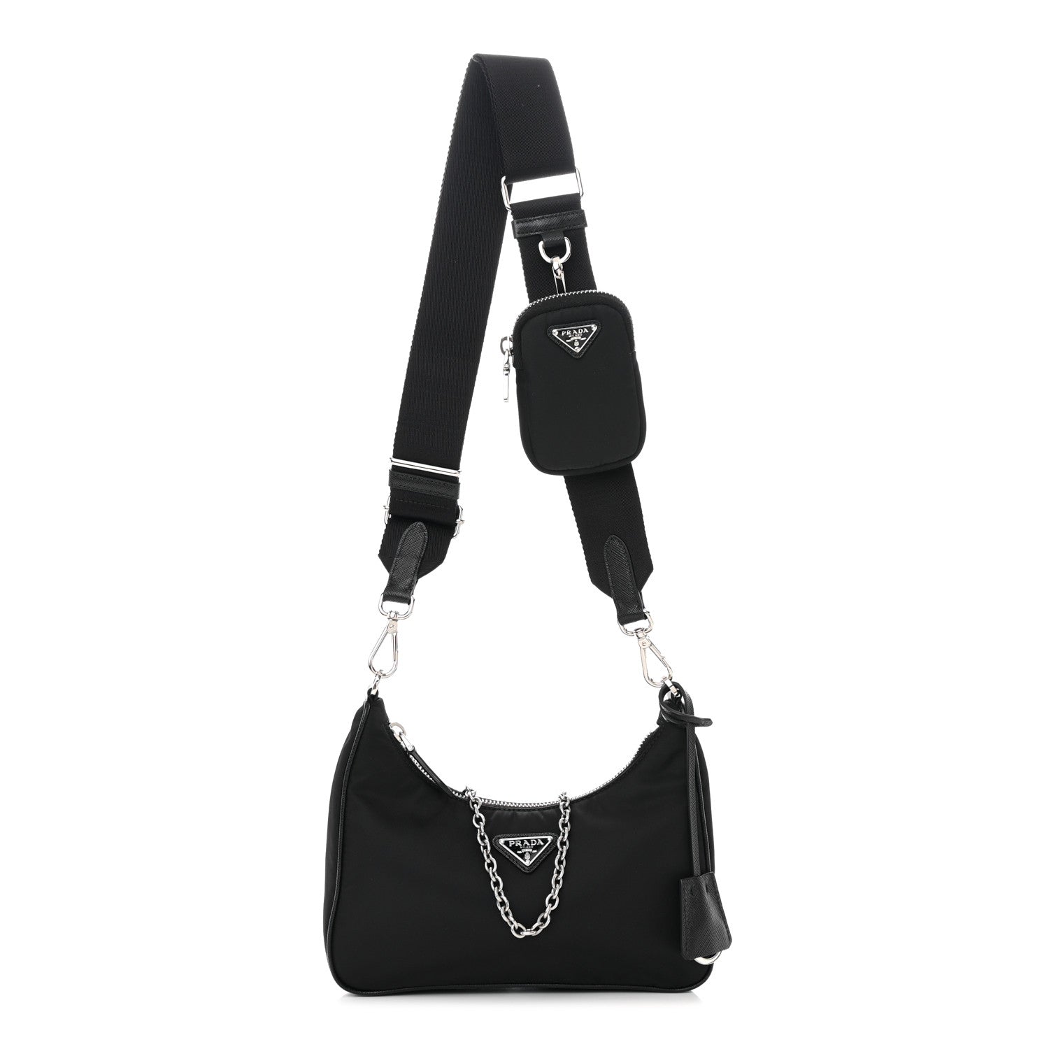 Prada Nylon Re-Edition 2005 Shoulder Bag Black 1 of 15