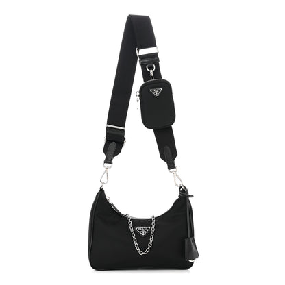 Prada Nylon Re-Edition 2005 Shoulder Bag Black 1 of 15
