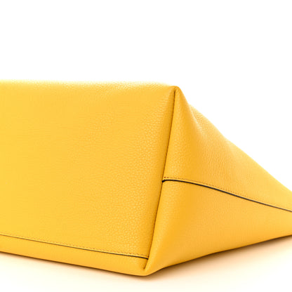 Salvatore Ferragamo Calfskin Travel Tote Yellow 10 of 10
