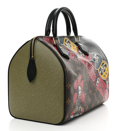Louis Vuitton Monogram Kabuki Speedy 30 3 of 10