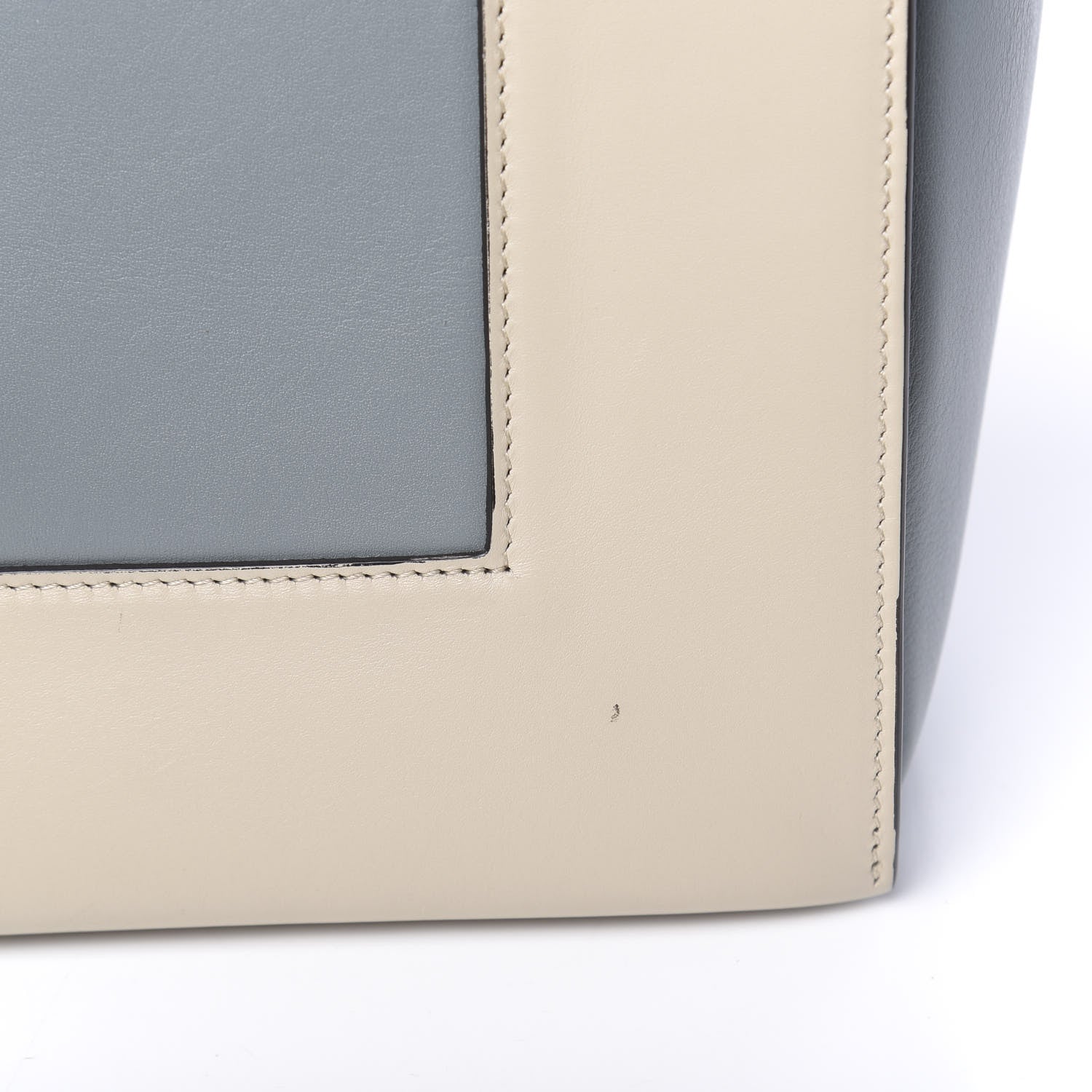 Celine Shiny Smooth Calfskin Medium Frame Shoulder Bag Grege Storm 9 of 12