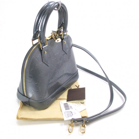Louis Vuitton Vernis Alma BB Givre 3 of 8