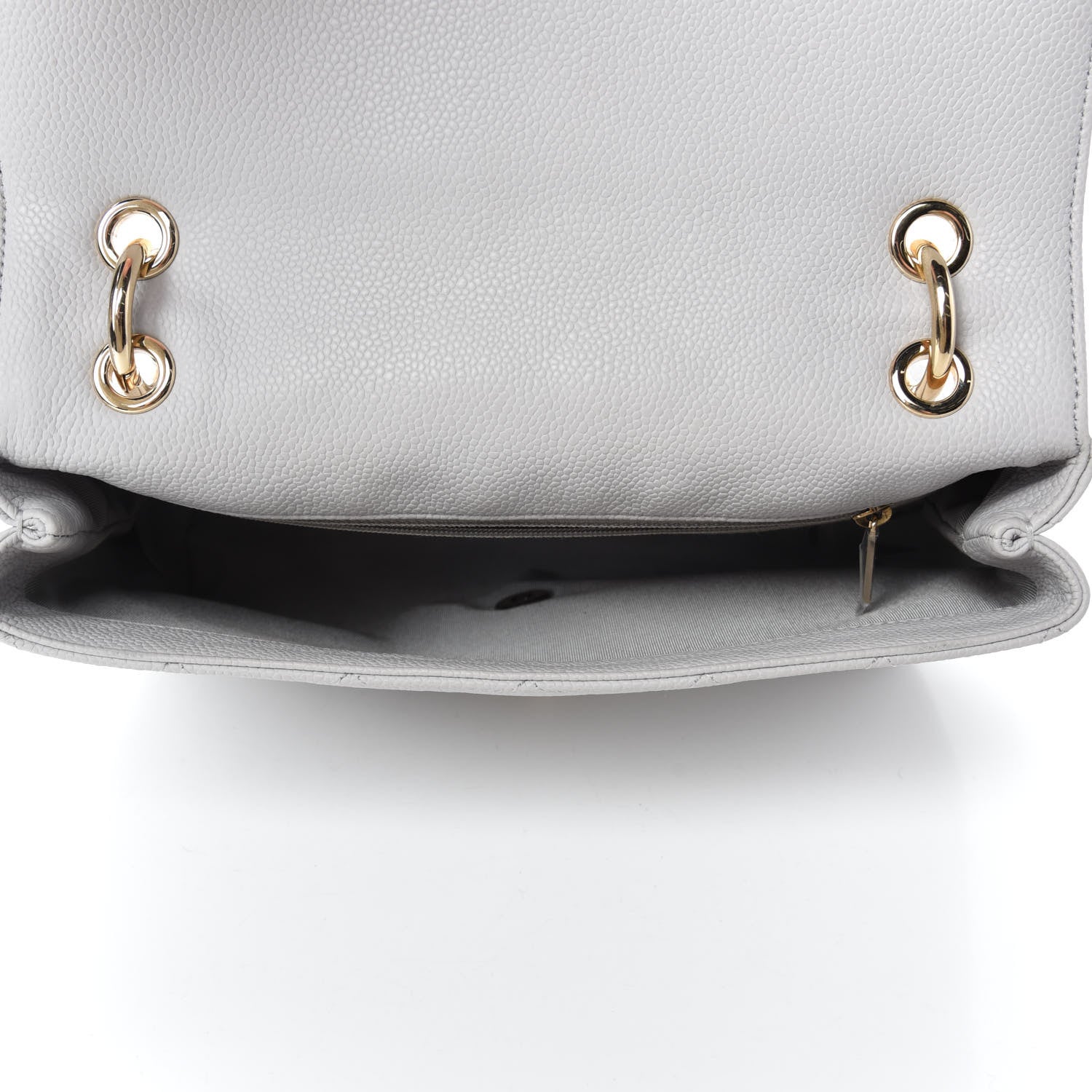 Chanel Caviar Quilted City Walk Flap Light Grey 5 of 15