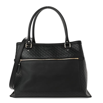 Gucci Soft Microguccissima Large Tote Black 1 of 9