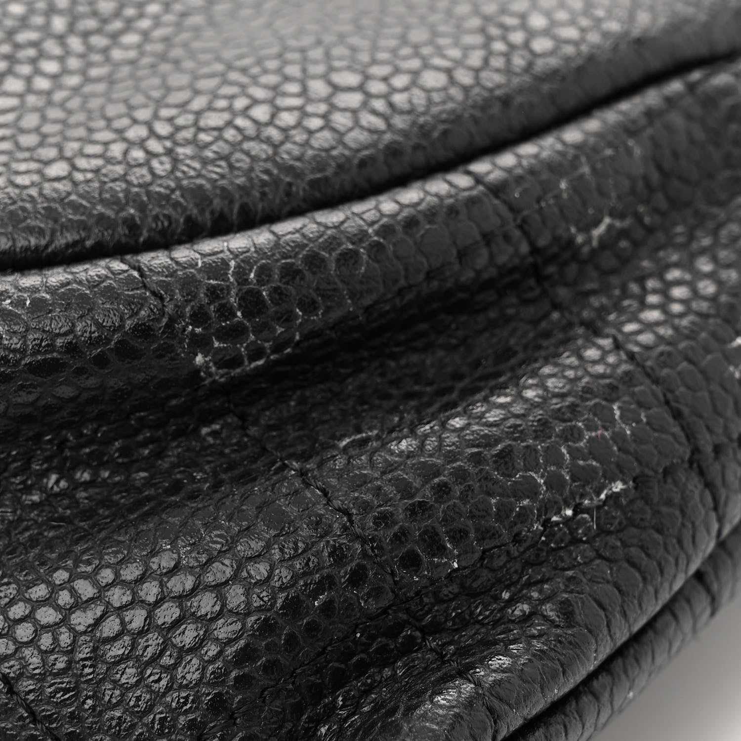 Chanel Caviar Half Moon Wallet On Chain WOC Black 12 of 12