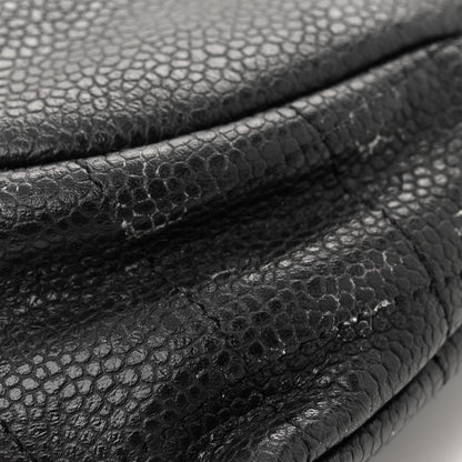 Chanel Caviar Half Moon Wallet On Chain WOC Black 12 of 12