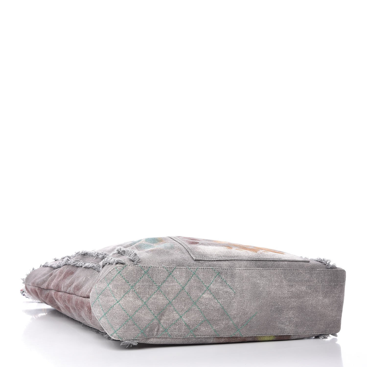 Chanel Canvas Large Graffiti Tote Grey 5 of 10