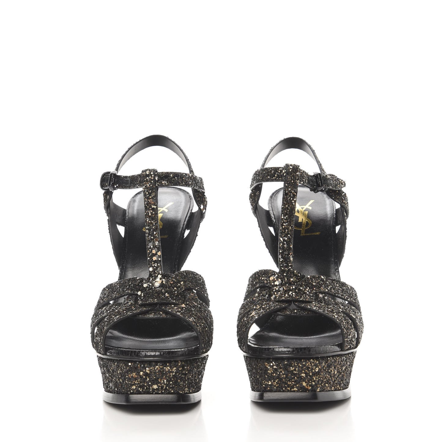 Lacquer Ayers Glitter 105 Platform Sandals 39.5 Midnight