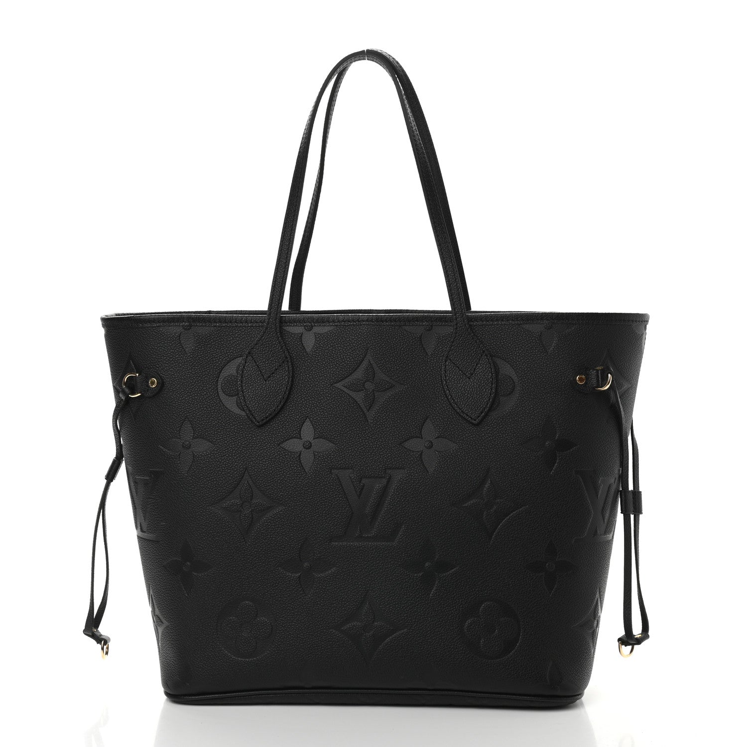 Louis Vuitton Empreinte Monogram Giant Neverfull MM Black 3 of 9