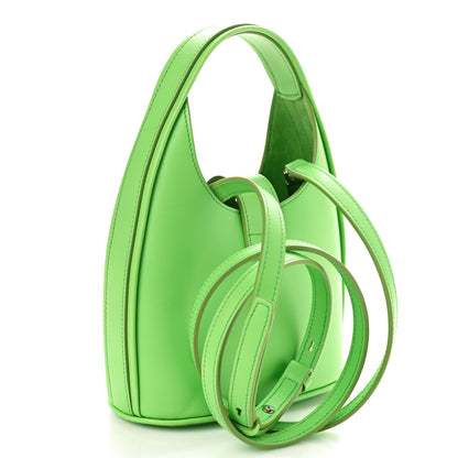 Salvatore Ferragamo SALVATORE FERRAGAMO Soft Calfskin Mini Gancini Hobo Lime 3 of 9