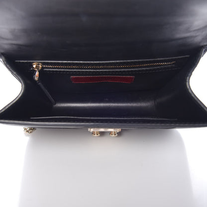 Valentino Garavani Nappa Camouflage Small Glam Lock Rockstud Flap Black 5 of 8