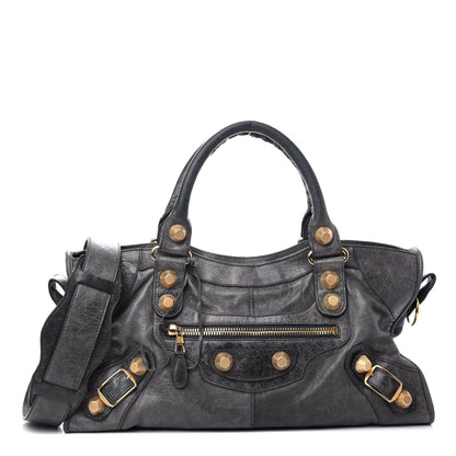 Balenciaga Agneau Giant 21 Gold Hardware Part Time Anthracite 1 of 11