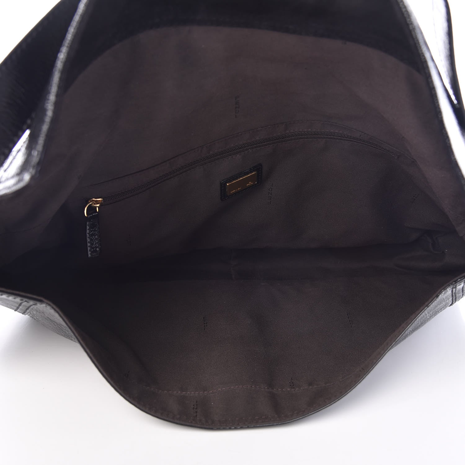 Fendi Vitello Naplak Large Convertible Baguette Black 6 of 8