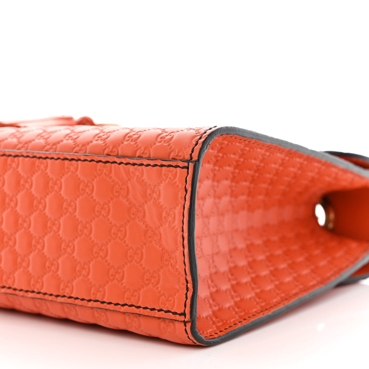 Microguccissima Medium Emily Chain Shoulder Bag Sun Orange
