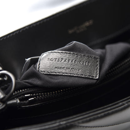 Saint Laurent Calfskin Y Quilted Monogram Medium Loulou Chain Satchel Black 7 of 11