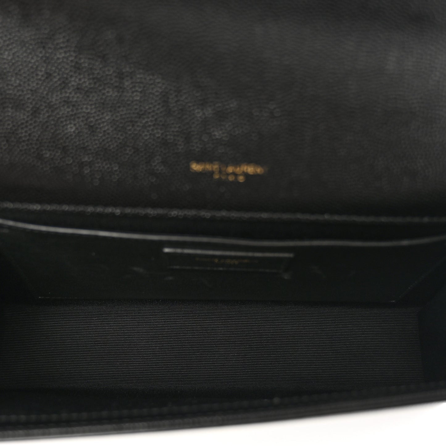 Grain De Poudre Medium Classic Monogram Kate Satchel Black