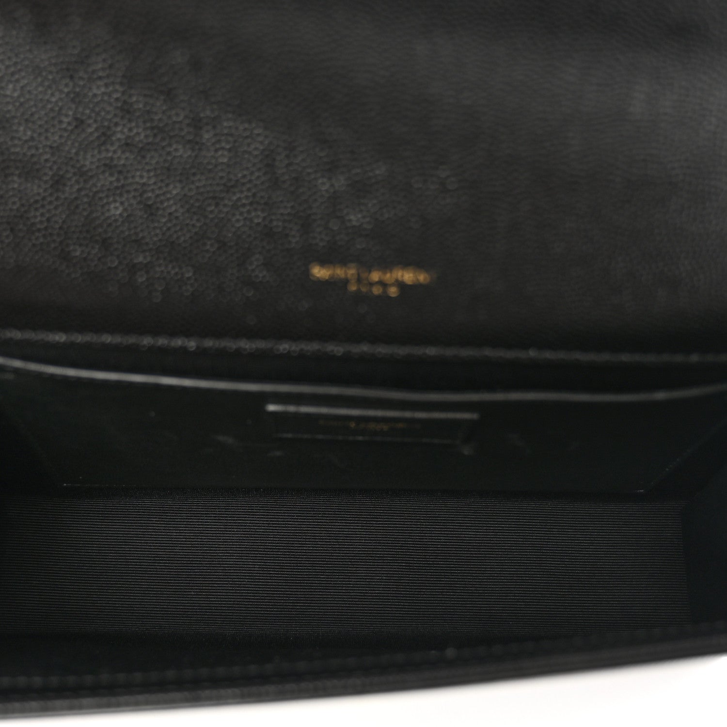 Saint Laurent Grain De Poudre Medium Classic Monogram Kate Satchel Black 4 of 10